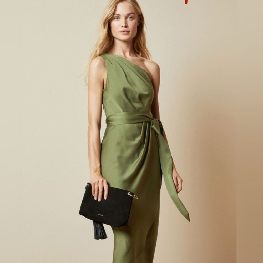 Ted Baker | Gabie One Shoulder Wrap Skirt Dress